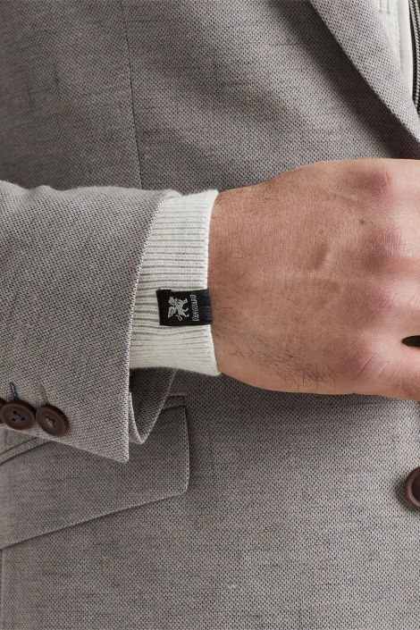 Vanguard blazer linen blend scura